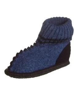 Hüttenschuhe "Trixi" In Dunkelblau
