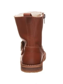 Leder-Boots In Hellbraun -Modeschuh Geschäft kmins leder boots in hellbraun 2