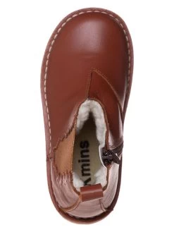 Leder-Chelsea-Boots In Braun -Modeschuh Geschäft kmins leder chelsea boots in braun 3