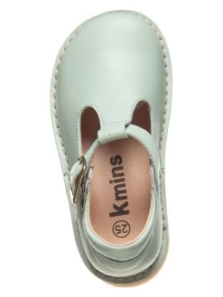 Leder-Halbsandalen In Türkis -Modeschuh Geschäft kmins leder halbsandalen in turkis 3