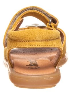 Leder-Sandalen In Senf -Modeschuh Geschäft kmins leder sandalen in senf 2