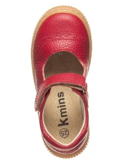 Leder-Spangenballerinas In Rot -Modeschuh Geschäft kmins leder spangenballerinas in rot 3