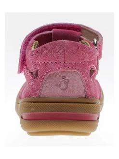 Leder-Halbsandalen In Rosa -Modeschuh Geschäft lamino leder halbsandalen in rosa 3