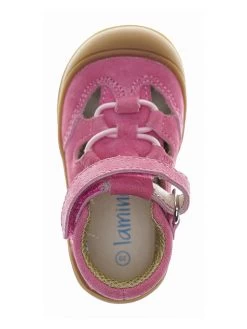 Leder-Halbsandalen In Rosa -Modeschuh Geschäft lamino leder halbsandalen in rosa 4