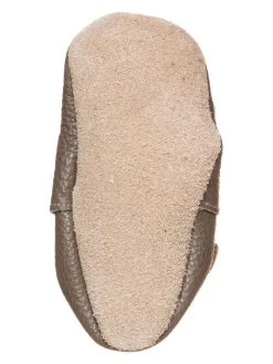 Leder-Krabbelschuhe In Braun -Modeschuh Geschäft lamino leder krabbelschuhe in braun 4