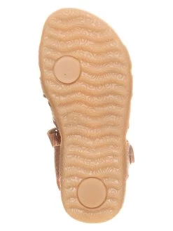 Leder-Sandalen In Hellbraun -Modeschuh Geschäft lamino leder sandalen in hellbraun 4