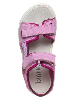 Leder-Sandalen In Pink -Modeschuh Geschäft lamino leder sandalen in pink 3