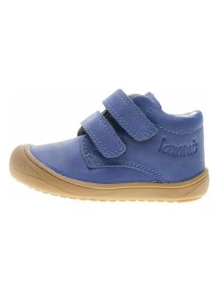 Leder-Sneakers In Blau
