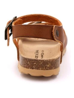 Sandalen In Hellbraun -Modeschuh Geschäft little sky sandalen in hellbraun 2