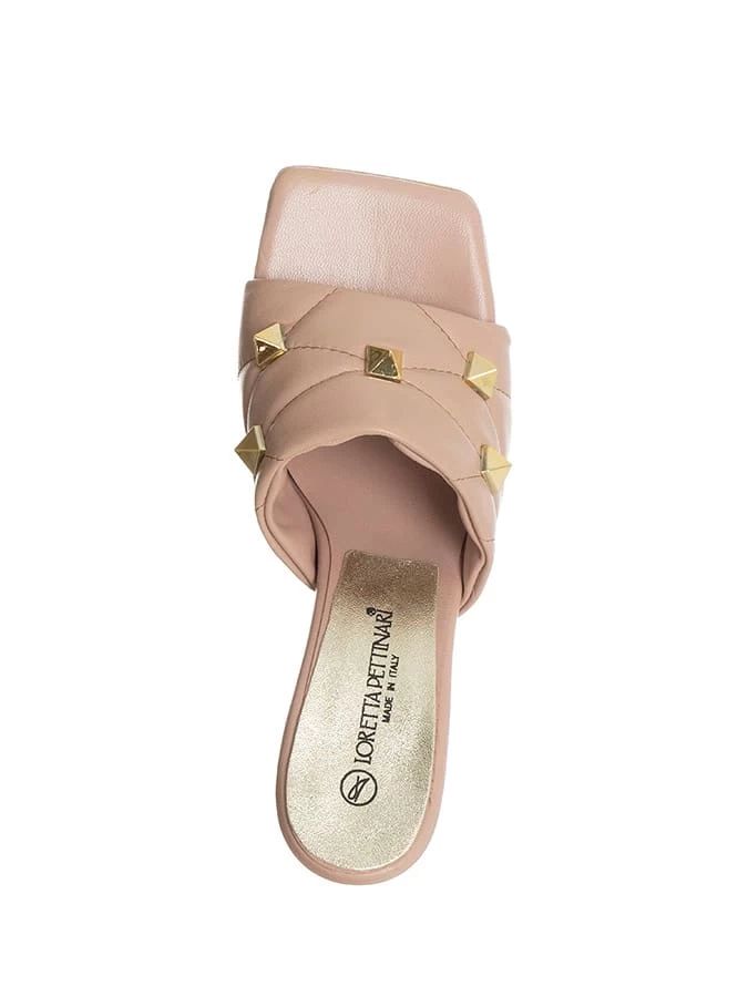 Leder-Pantoletten In Rosa 6 Leder-Pantoletten In Rosa – Bild 4