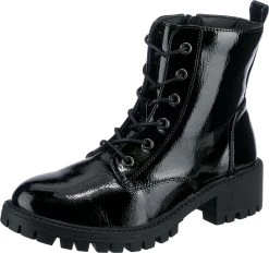 Klassische Derbe Absatz Boots Schnürstiefeletten