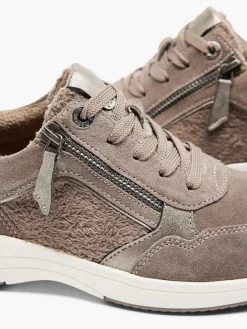 Komfort Schnürer Taupe -Modeschuh Geschäft medicus komfort schnurer taupe 4