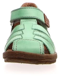 Naturino Leder-Halbsandalen In Grün -Modeschuh Geschäft naturino leder halbsandalen in grun 2