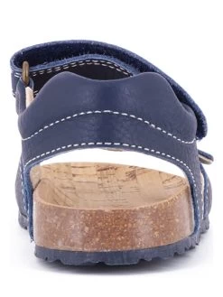 Pablosky Leder-Sandalen In Blau -Modeschuh Geschäft pablosky leder sandalen in blau 3