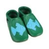 Krabbelschuhe / Lederpuschen Mit Fisch In Grün / Hellblau -Modeschuh Geschäft pantau its a small world krabbelschuhe lederpuschen mit fisch in grun hellblau