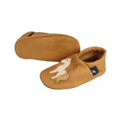 Lauflernschuhe / Lederpuschen Mit Pferd In Caramel / Beige -Modeschuh Geschäft pantau its a small world lauflernschuhe lederpuschen mit pferd in caramel beige 2