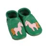 Lauflernschuhe / Lederpuschen Mit Pferd In Grün / Rosa -Modeschuh Geschäft pantau its a small world lauflernschuhe lederpuschen mit pferd in grun rosa