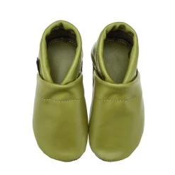 Lauflernschuhe / Lederpuschen Uni Apfelgrün -Modeschuh Geschäft pantau its a small world lauflernschuhe lederpuschen uni apfelgrun 2