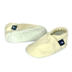 Lauflernschuhe / Lederpuschen Uni Beige -Modeschuh Geschäft pantau its a small world lauflernschuhe lederpuschen uni beige 1