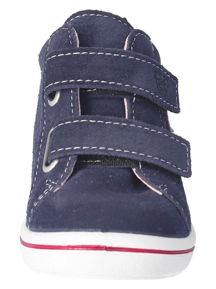 Leder-Sneakers "Mia" In Dunkelblau/ Rosa 5 Leder-Sneakers "Mia" In Dunkelblau/ Rosa – Bild 3