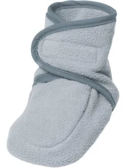 Playshoes Fleece-Krabbelschuhe In Grau