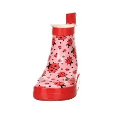Playshoes Gummistiefel Halbschaft Marienkäfer In Rosa -Modeschuh Geschäft playshoes gummistiefel halbschaft marienkafer in rosa 4