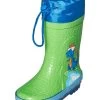 Playshoes Gummistiefel In Grün/ Blau -Modeschuh Geschäft playshoes gummistiefel in grun blau