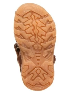 Pom Pom Leder-Halbsandalen In Hellbraun -Modeschuh Geschäft pom pom leder halbsandalen in hellbraun 4