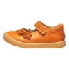 Pom Pom Leder-Spangenballerinas In Orange