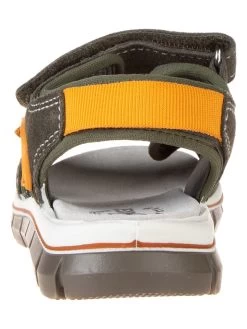 Primigi Leder-Sandalen In Khaki -Modeschuh Geschäft primigi leder sandalen in khaki 2