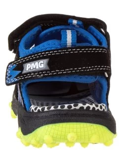 Primigi Leder-Wandersandalen In Schwarz/ Gelb -Modeschuh Geschäft primigi leder wandersandalen in schwarz gelb 2