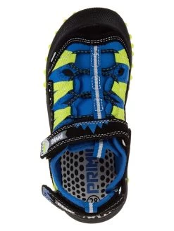 Primigi Leder-Wandersandalen In Schwarz/ Gelb -Modeschuh Geschäft primigi leder wandersandalen in schwarz gelb 3