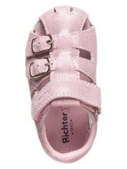 Leder-Halbsandalen In Rosa -Modeschuh Geschäft richter shoes leder halbsandalen in rosa 3