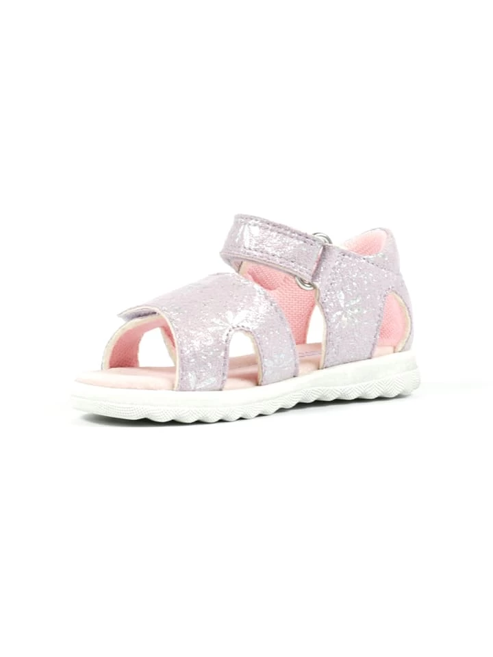 Leder-Sandalen In Lila 5 Leder-Sandalen In Lila – Bild 3