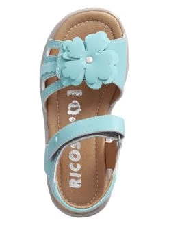 Ricosta Leder-Sandalen "Mary" In Türkis -Modeschuh Geschäft ricosta leder sandalen mary in turkis 2