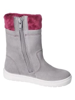 Ricosta Leder-Stiefel "Susana S" In Grau -Modeschuh Geschäft ricosta leder stiefel susana s in grau 2