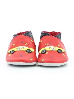ROBEEZ Leder-Krabbelschuhe "Little Vroum" In Rot -Modeschuh Geschäft robeez leder krabbelschuhe little vroum in rot 1