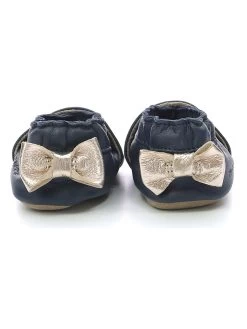 ROBEEZ Leder-Krabbelschuhe "Pretty Swan" In Dunkelblau -Modeschuh Geschäft robeez leder krabbelschuhe pretty swan in dunkelblau 4