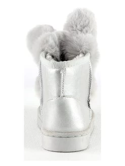 Winterboots In Silber -Modeschuh Geschäft rock and joy winterboots in silber 3
