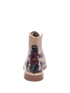 Boots In Beige/ Bunt -Modeschuh Geschäft streetfly boots in beige bunt 4