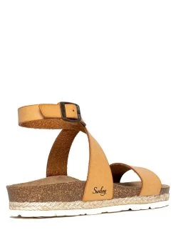 Leder-Sandalen "Dorado" In Hellbraun -Modeschuh Geschäft sunbay leder sandalen dorado in hellbraun 2