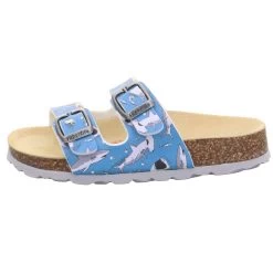 Superfit Tieffußbett Pantolette FUSSBETTPANTOFFEL In Blau/Mehrfarbig -Modeschuh Geschäft superfit tieffussbett pantolette fussbettpantoffel in blau mehrfarbig 2