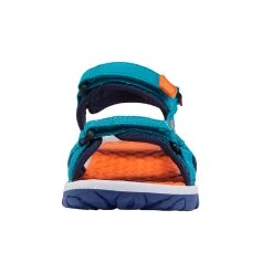 TROLLKIDS Sandale "Oslofjord" In Blaugrün/Hellorange -Modeschuh Geschäft trollkids sandale oslofjord in blaugrun hellorange 3
