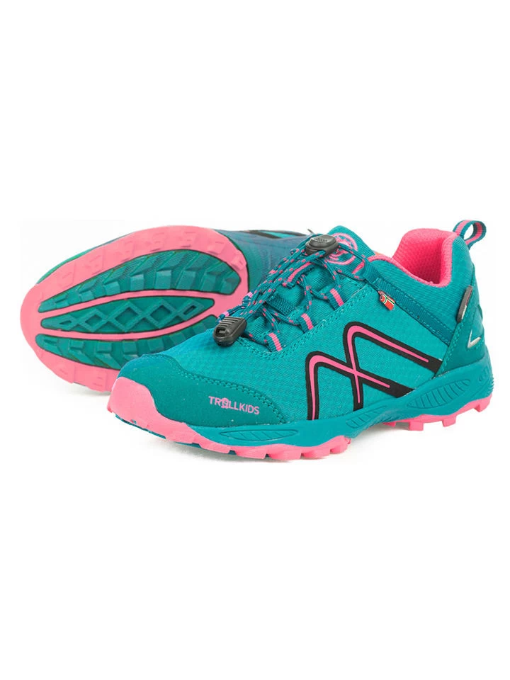 TROLLKIDS Trekkingschuhe "Nordland Hiker Low" In Türkis 4 TROLLKIDS Trekkingschuhe "Nordland Hiker Low" In Türkis – Bild 2