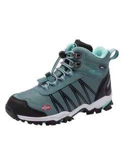 TROLLKIDS Wanderschuhe "Trolltunga Hiker Mid" In Türkis/ Grau -Modeschuh Geschäft trollkids wanderschuhe trolltunga hiker mid in turkis grau 7