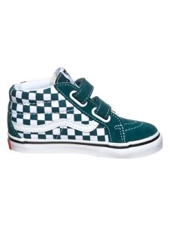 Vans Sneakers In Dunkelgrün/ Weiß -Modeschuh Geschäft vans sneakers in dunkelgrun weiss 1