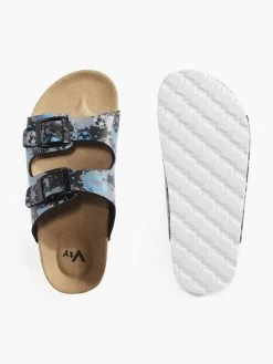 Pantolette Blau -Modeschuh Geschäft vty pantolette blau 2