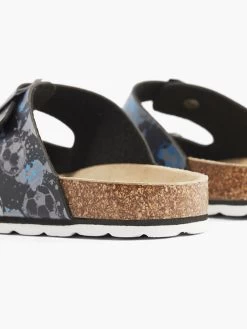 Pantolette Blau -Modeschuh Geschäft vty pantolette blau 3