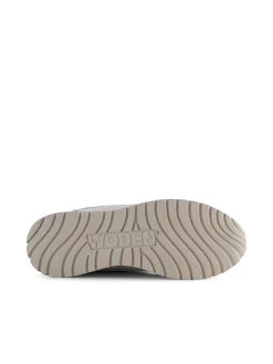 Woden Sneakers "Hailey" In Grau/ Weiß -Modeschuh Geschäft woden sneakers hailey in grau weiss 3