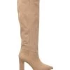 Leder-Stiefel In Beige -Modeschuh Geschäft wojas leder stiefel in beige